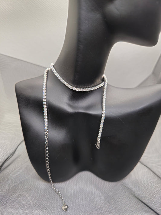 Infinite Brilliance Tennis Choker 2mm S925