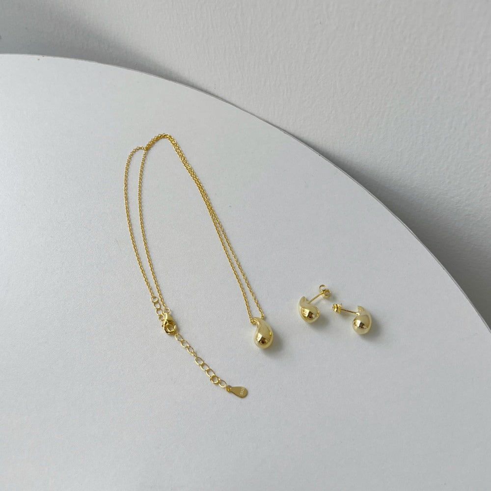 Drop Naszyjnik S925 18K