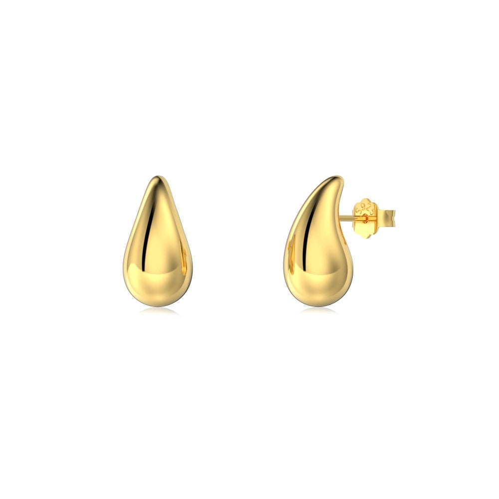 Drop Kolczyki 12mm S925 18K