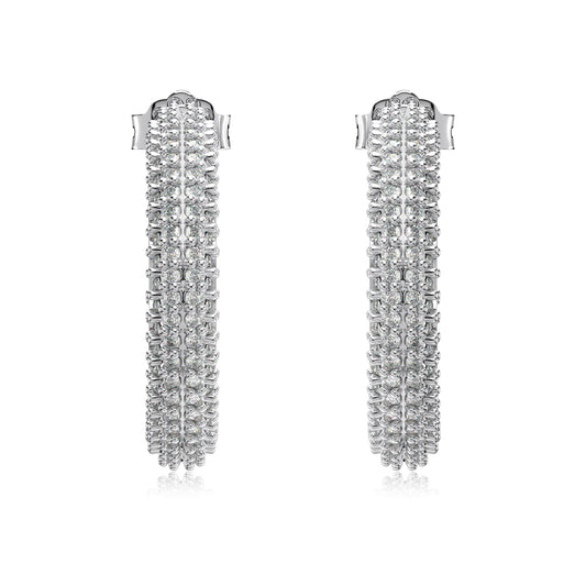 Estate Brilliance Kolczyki 15mm S925