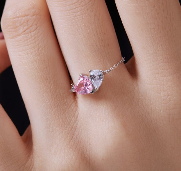 Gemini Blossom Pierścionek S925