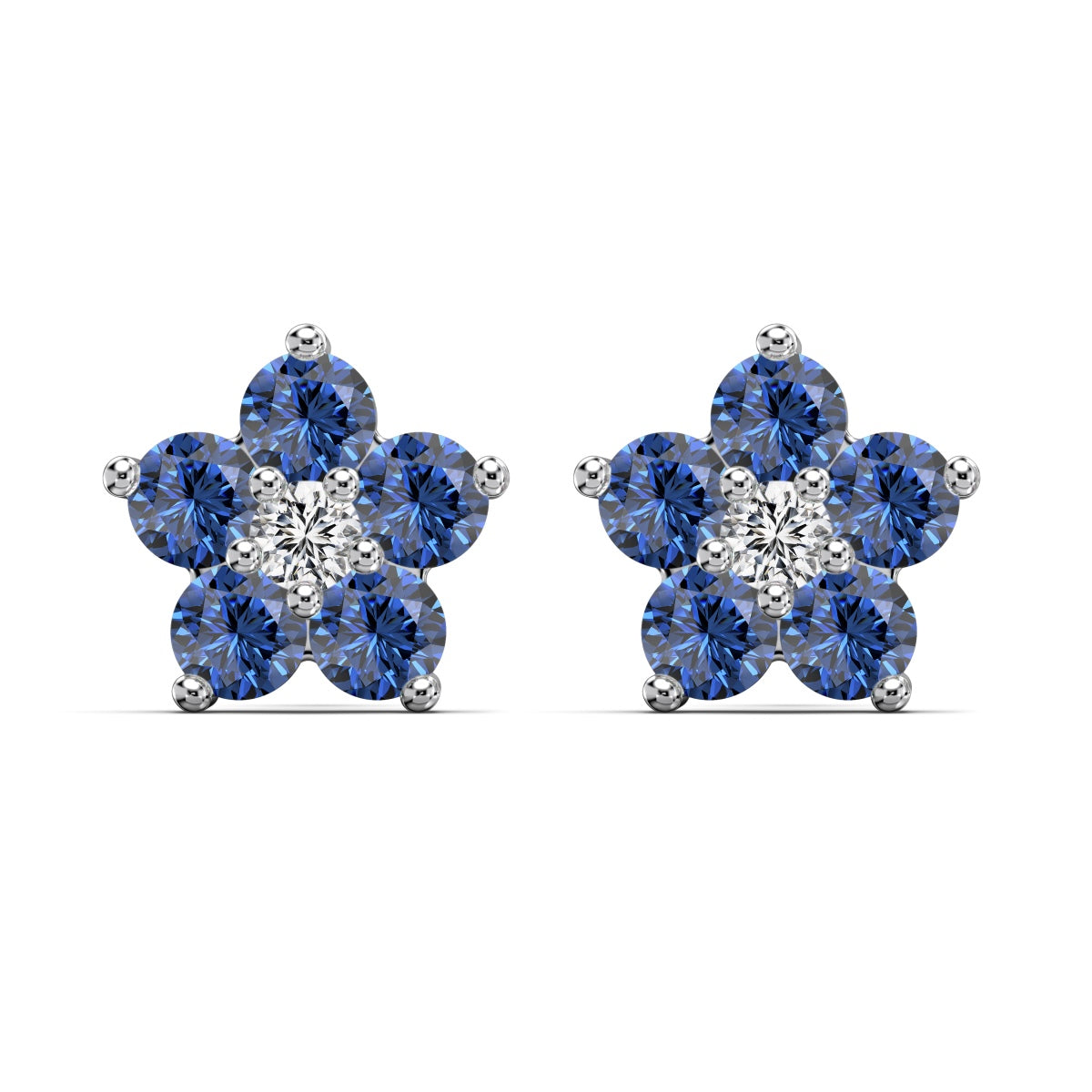 Florisse Bleu Kolczyki S925