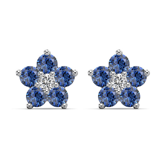 Florisse Bleu Kolczyki S925