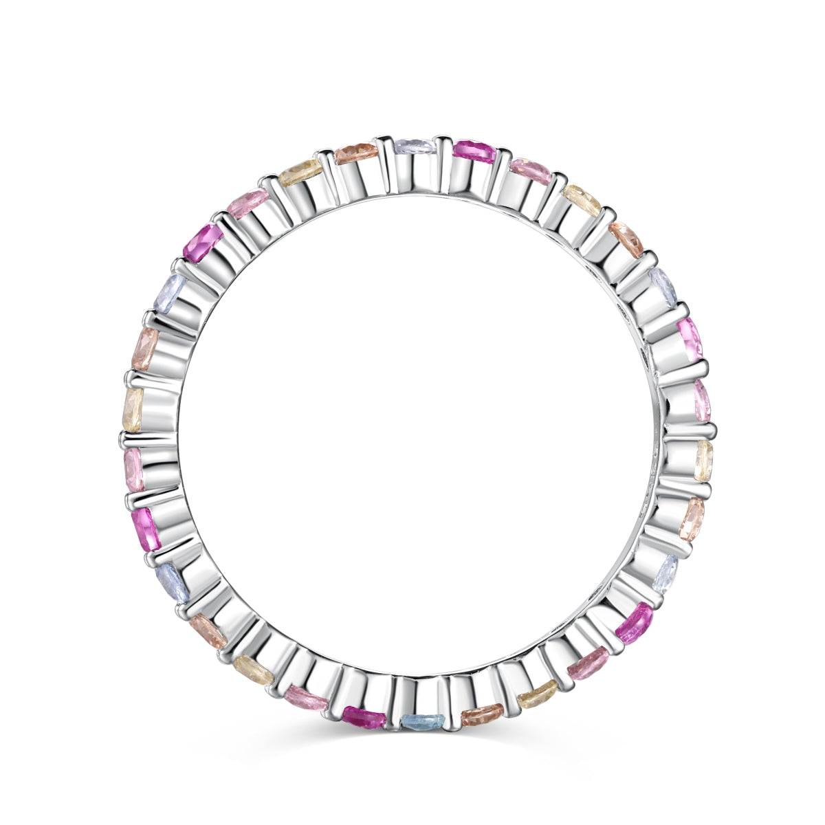 Coral Beauty Eternity Band S925