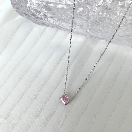 Ice Queen Pink Necklace S925