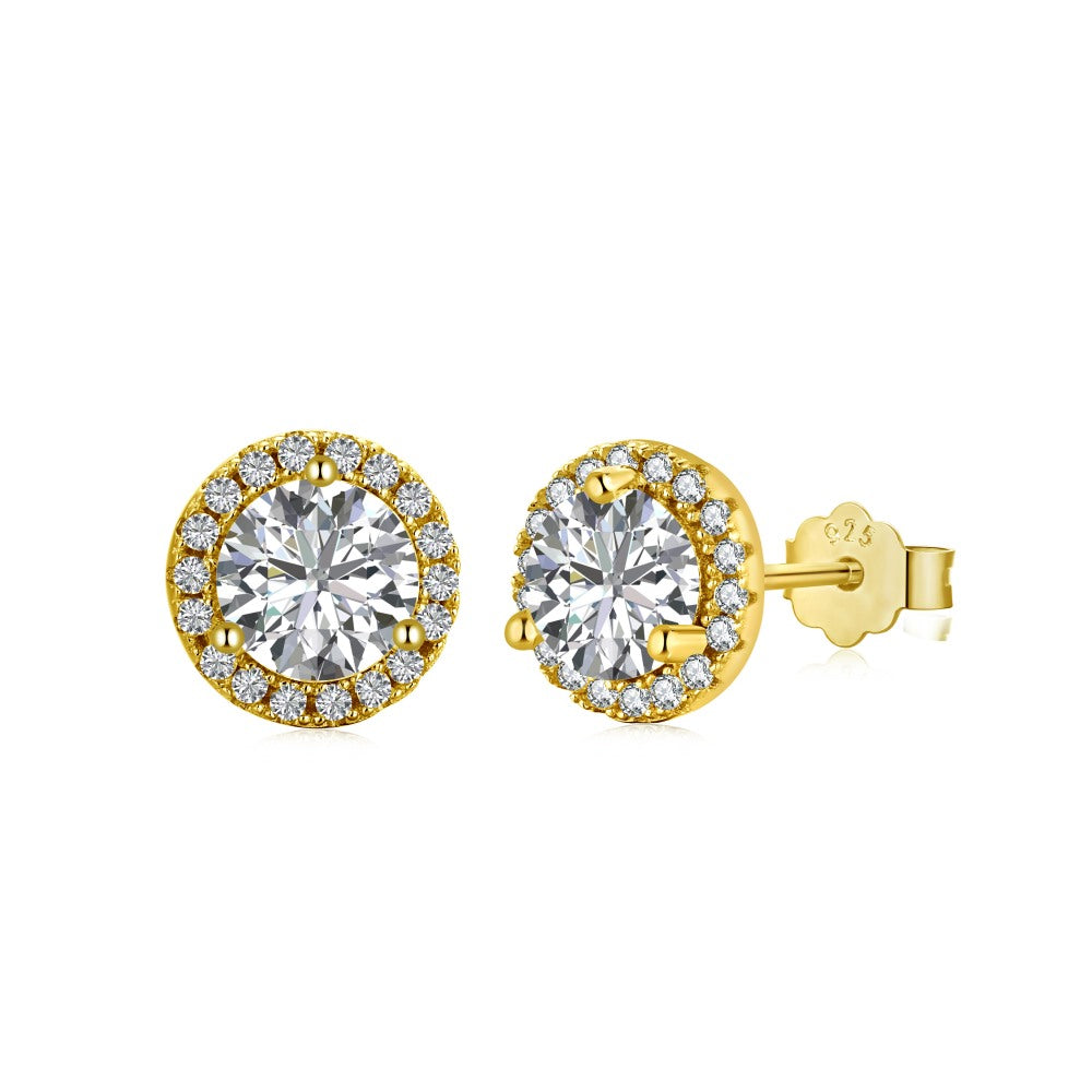 Dazzling Diamond Kolczyki S925 18K
