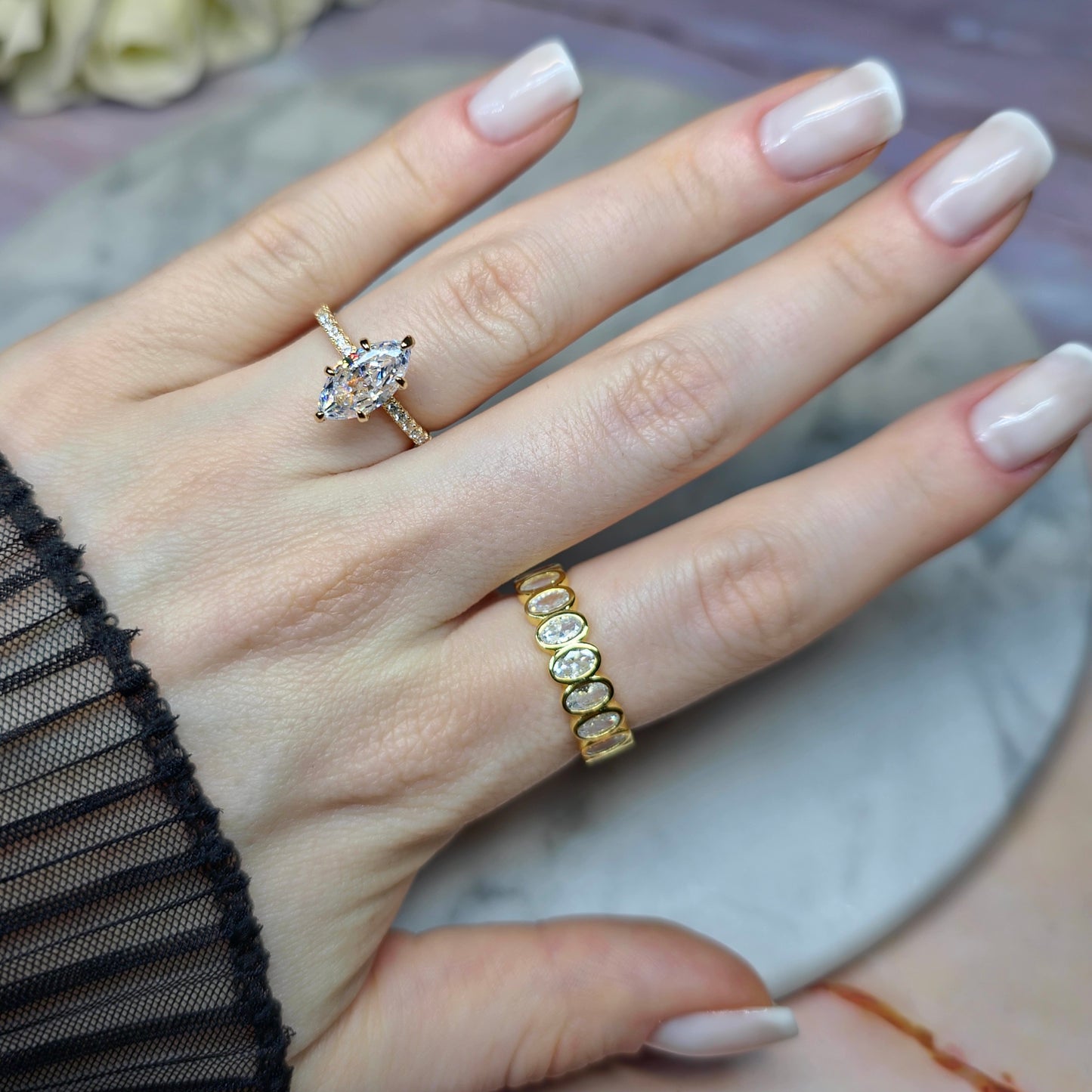 Passionate Romance Ring S925 18K