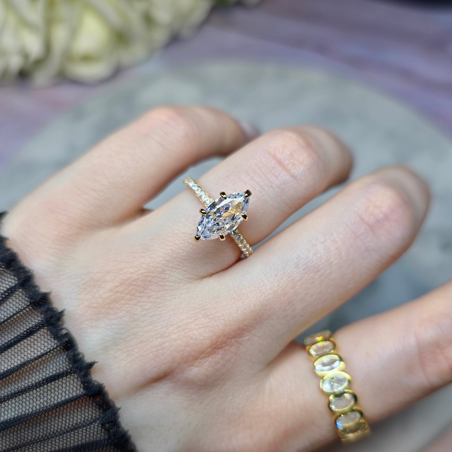 Passionate Romance Ring S925 18K
