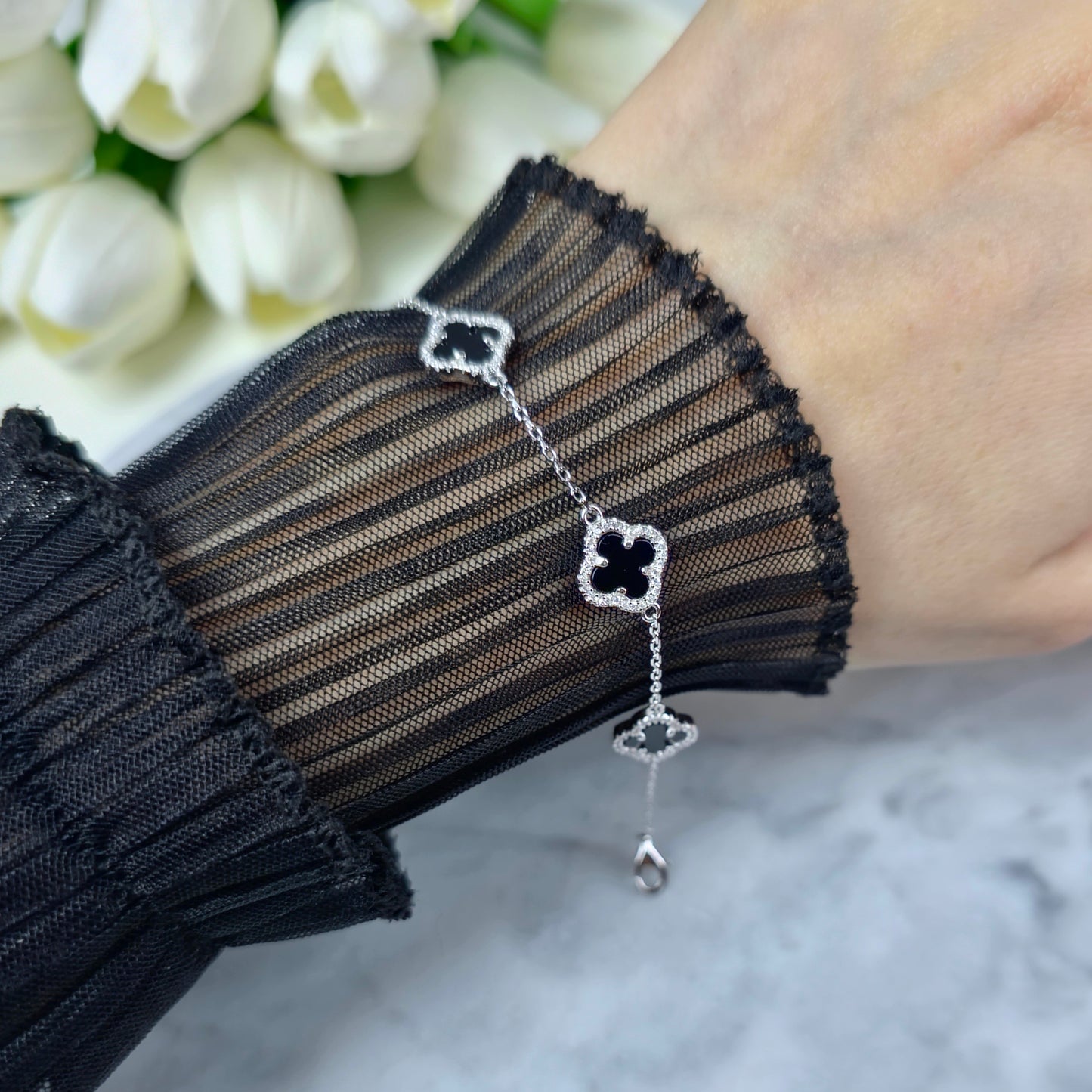 Four-Leaf Clover Bracelet S925