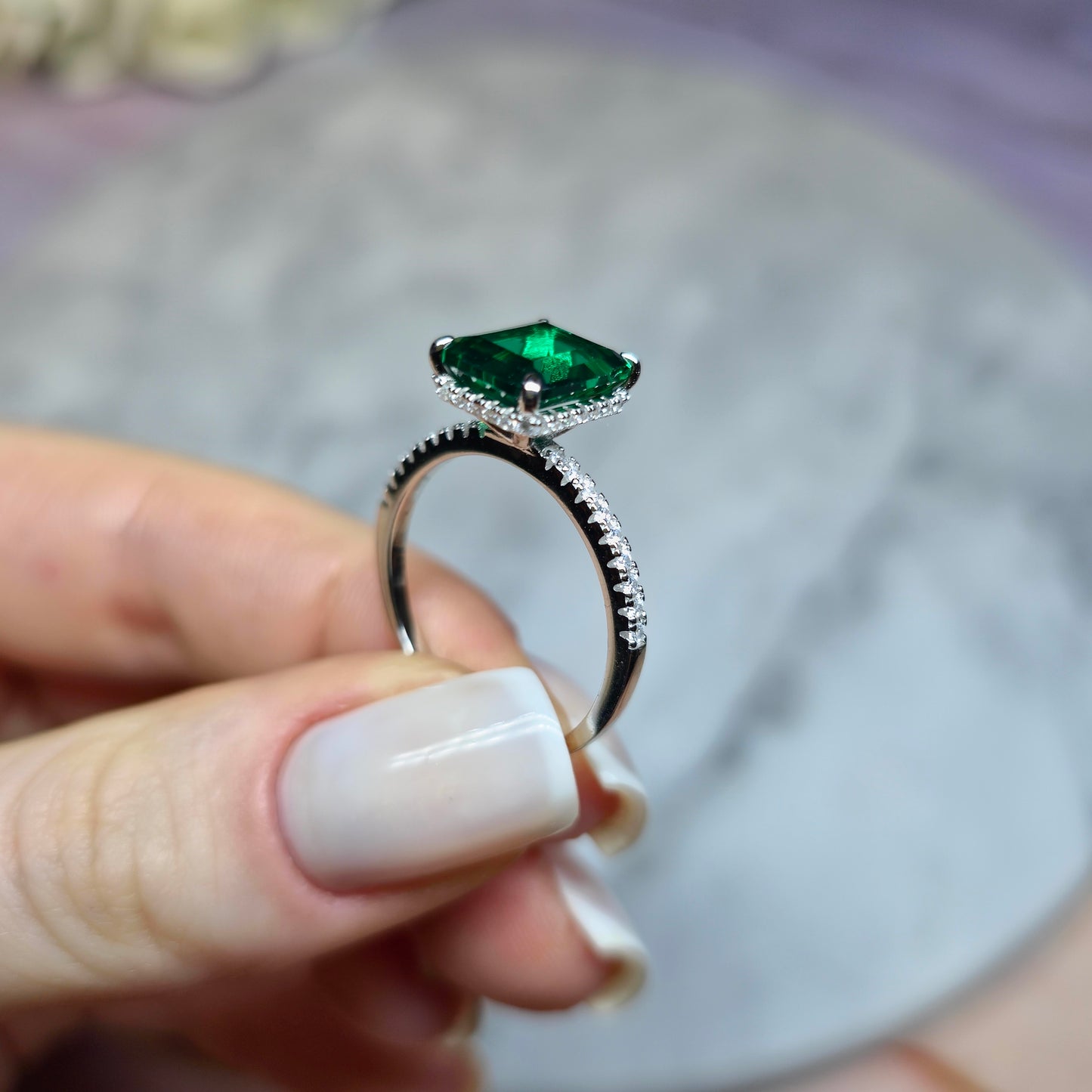 Emerald Enchantment Ring S925