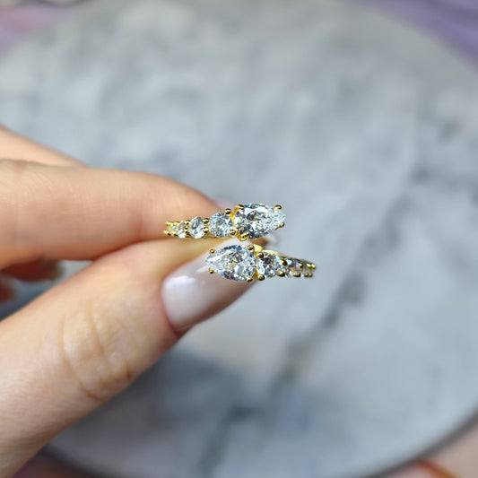 Snake Enchantment Pierścionek S925 18K