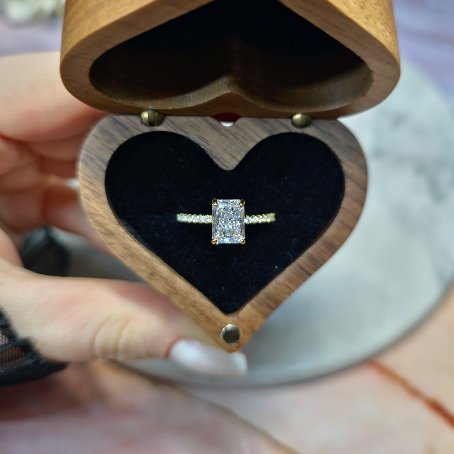 Crystal Queen Ring S925 18K