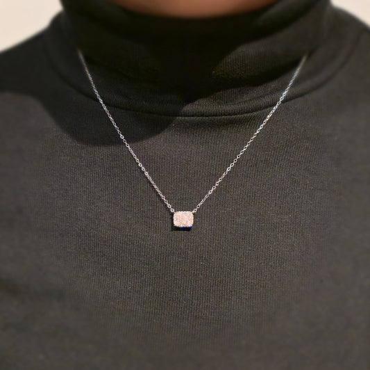 Ice Queen Pink Necklace S925