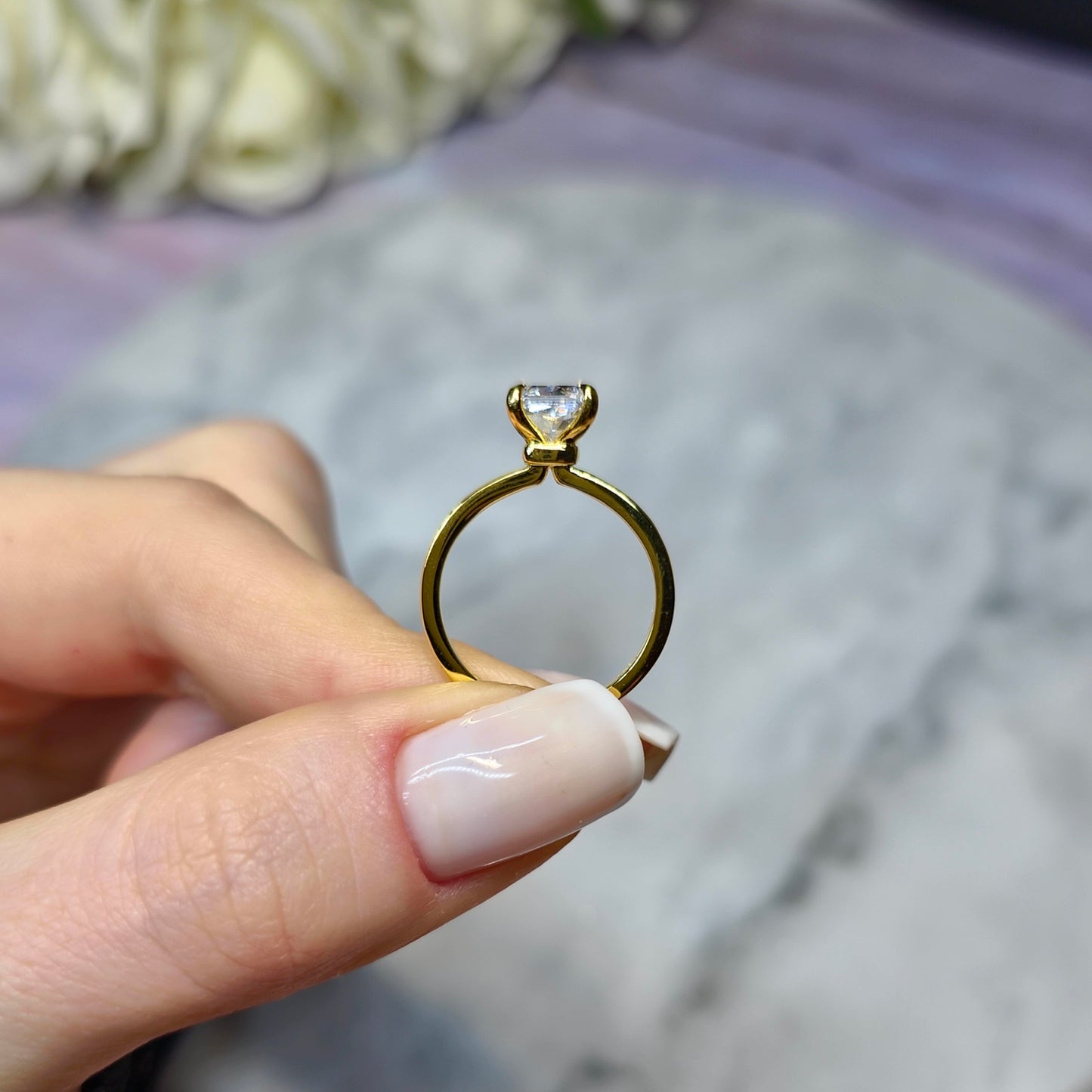 Enchanted Ice Queen Ring S925 18K