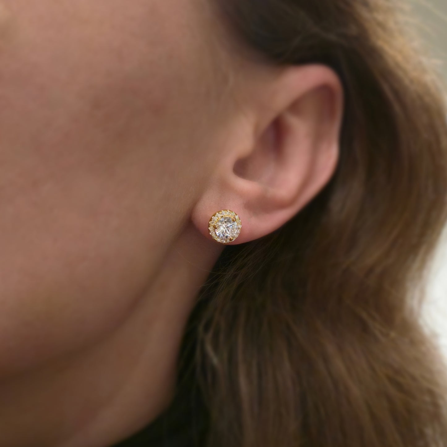 Dazzling Diamond Earrings S925 18K