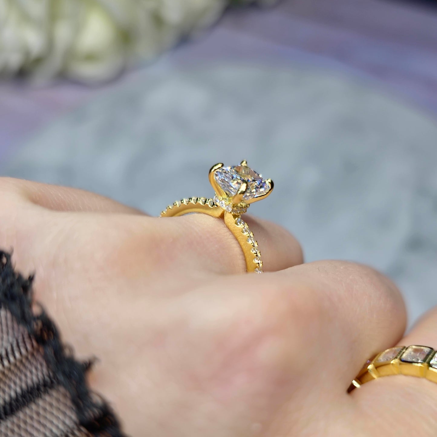 Crystal Queen Ring S925 18K