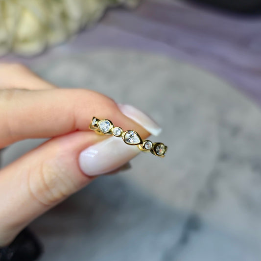 Noble Woman Obrączka S925 18K