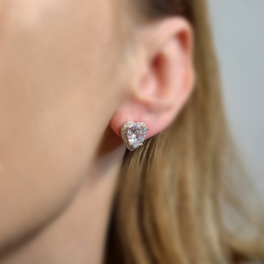 Heart Flutter Kolczyki S925