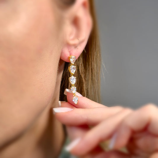 Purely Passionate Kolczyki S925 18K