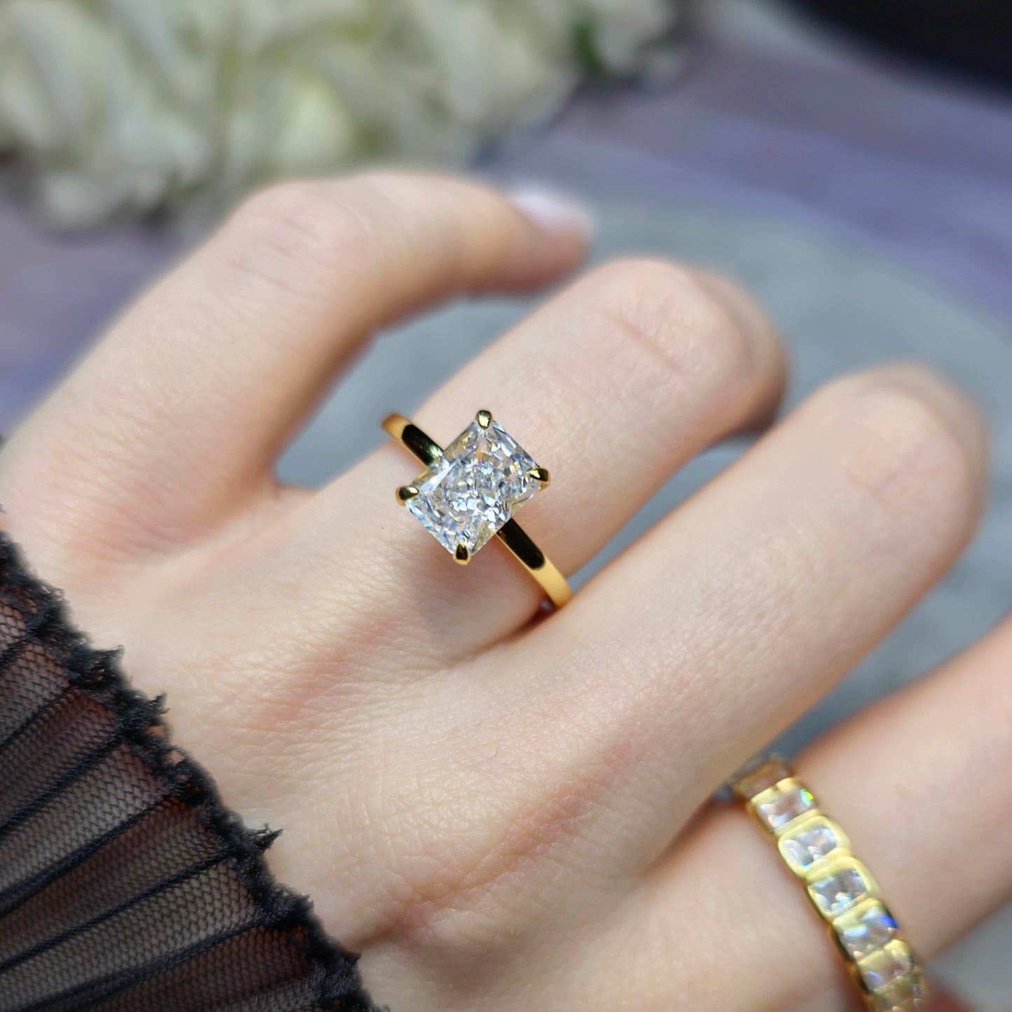 Enchanted Ice Queen Ring S925 18K