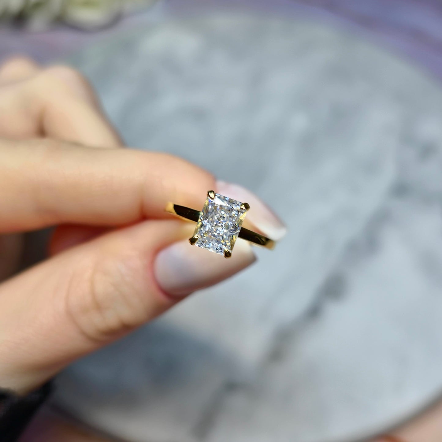 Enchanted Ice Queen Ring S925 18K