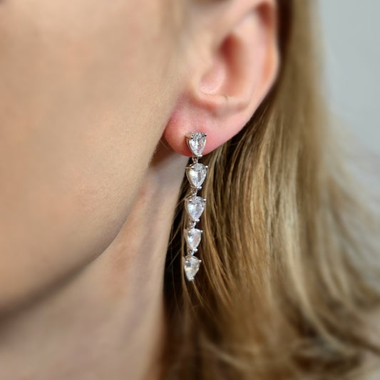 Purely Passionate Kolczyki S925