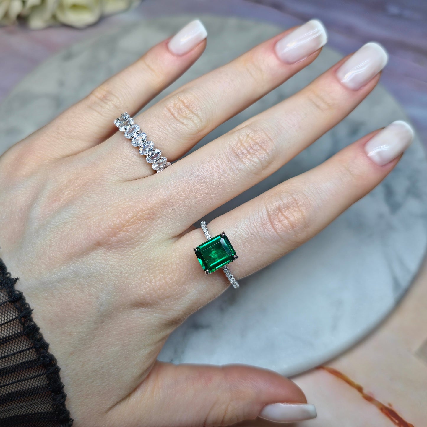 Emerald Enchantment Ring S925