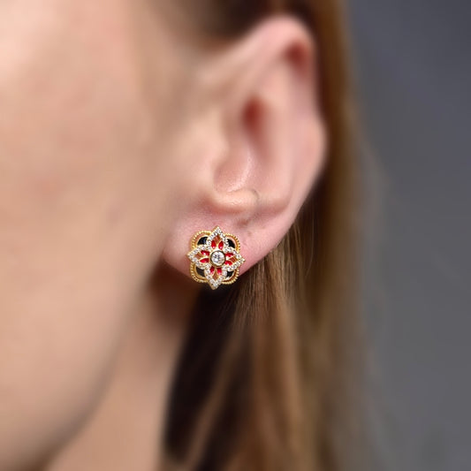 Coven’s Seal Kolczyki S925 18K