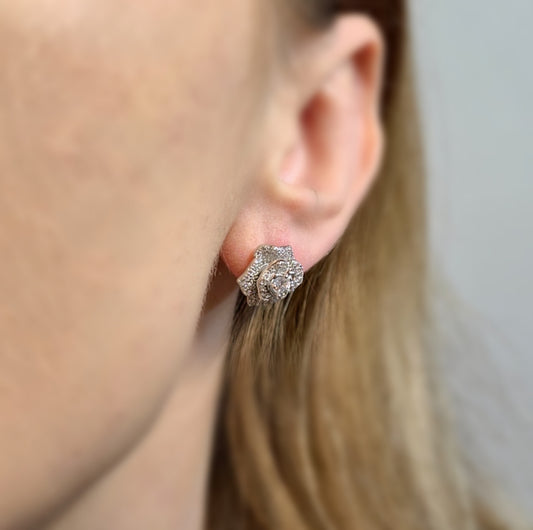 Brilliant Blossom Kolczyki S925