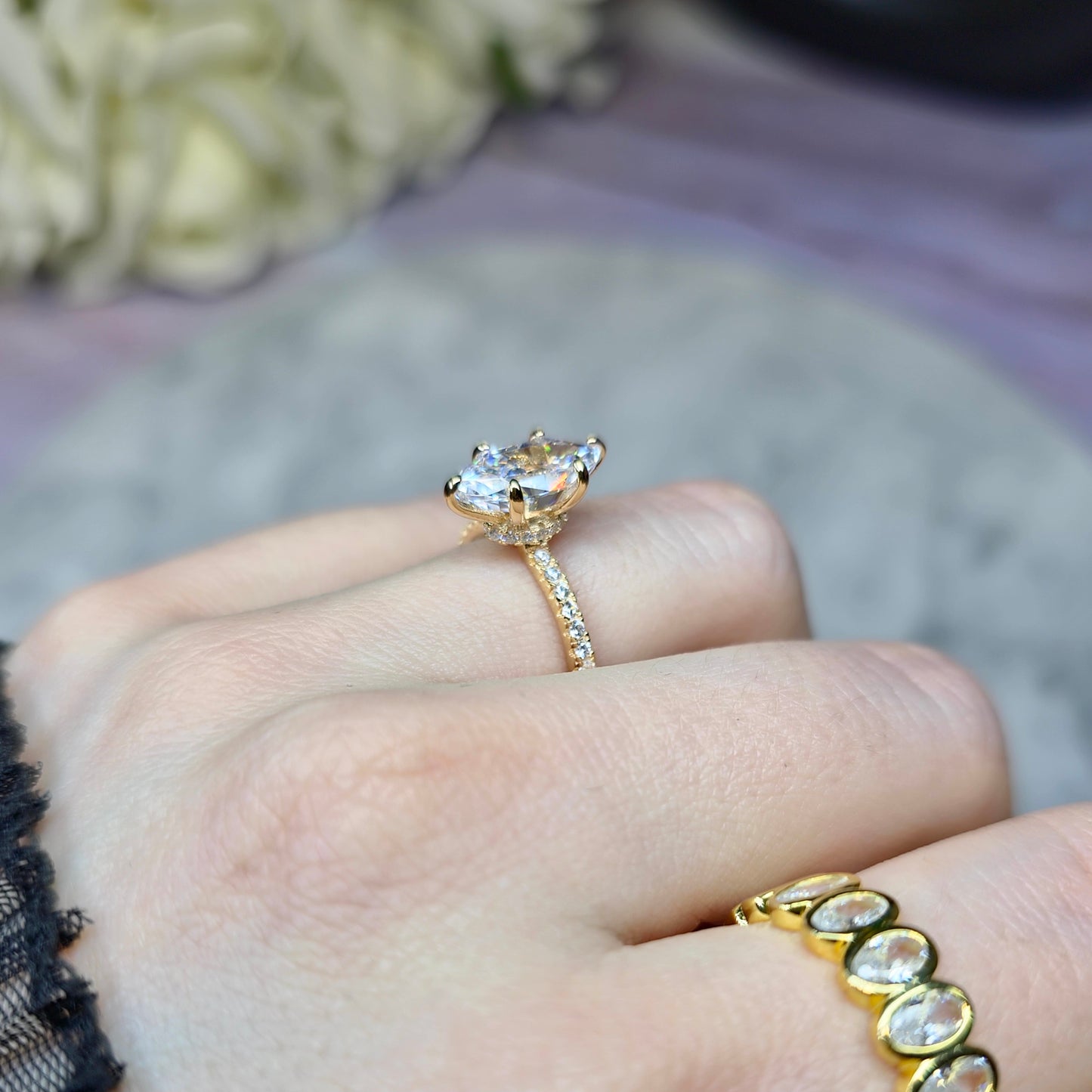 Passionate Romance Pierścionek S925 18K