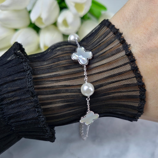 Four-Leaf Charm Bracelet S925