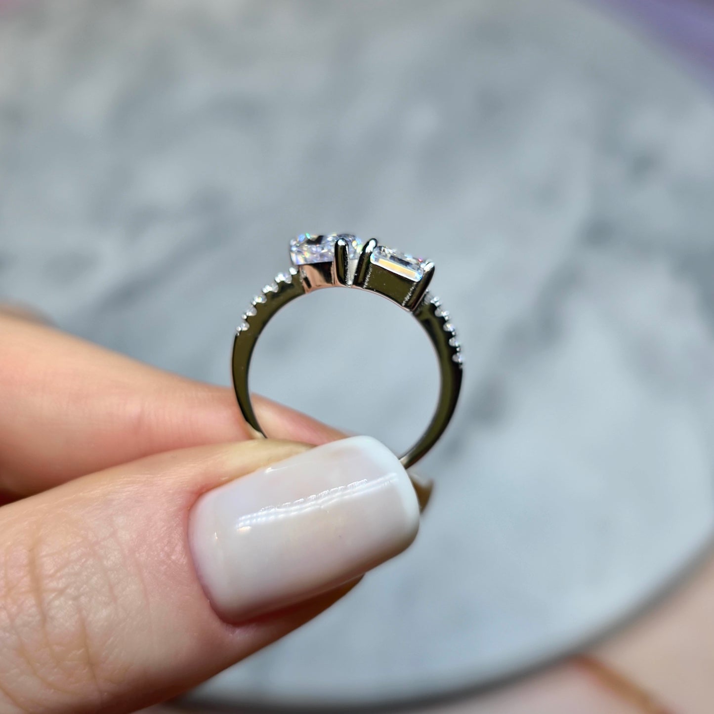 Starlit Diamond Pierścionek S925