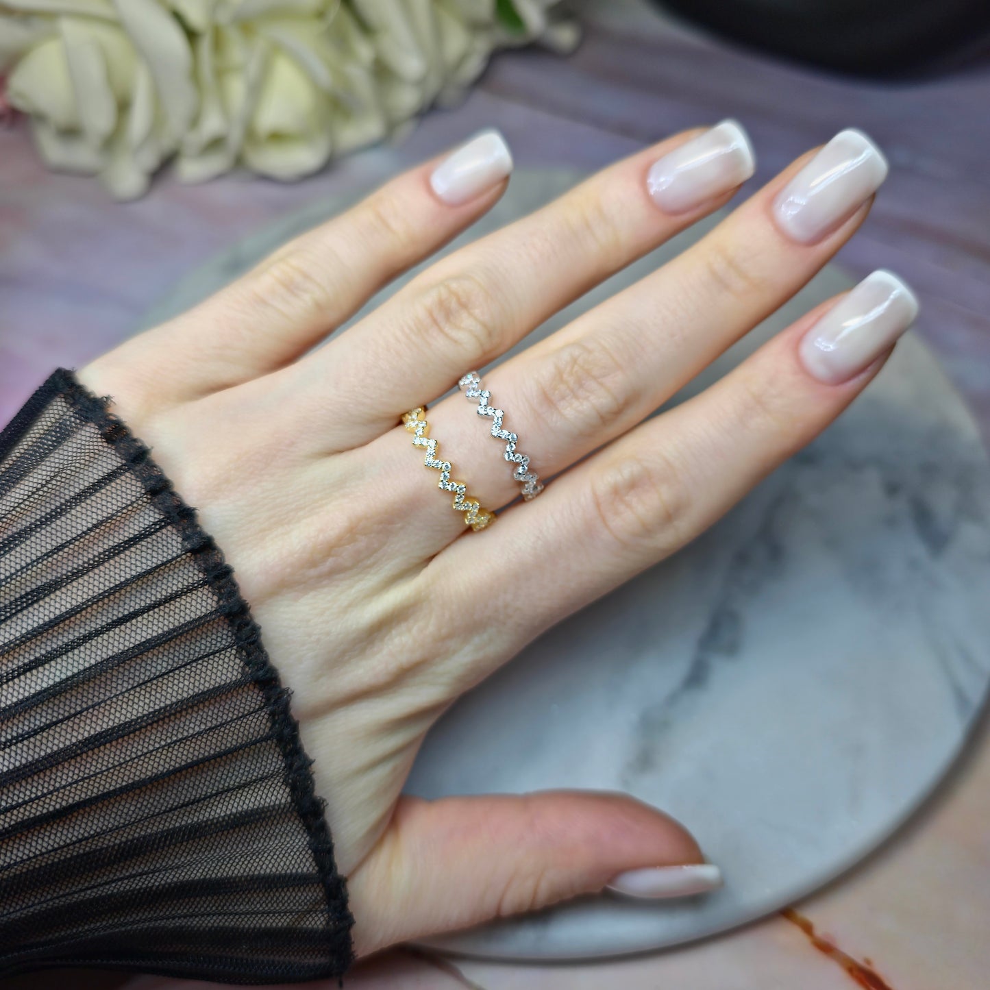 Queenly Charm Pierścionek S925