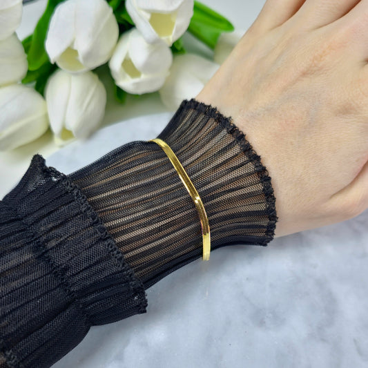 Snake Bransoletka Żmijka S925 18K