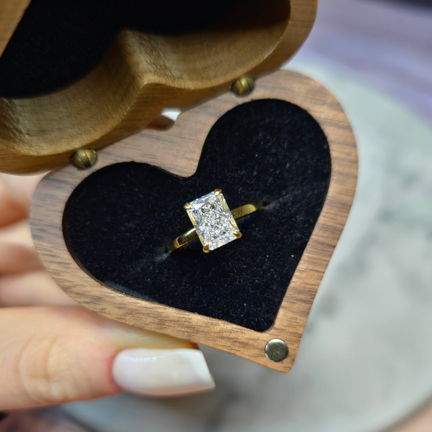 Enchanted Ice Queen Ring S925 18K