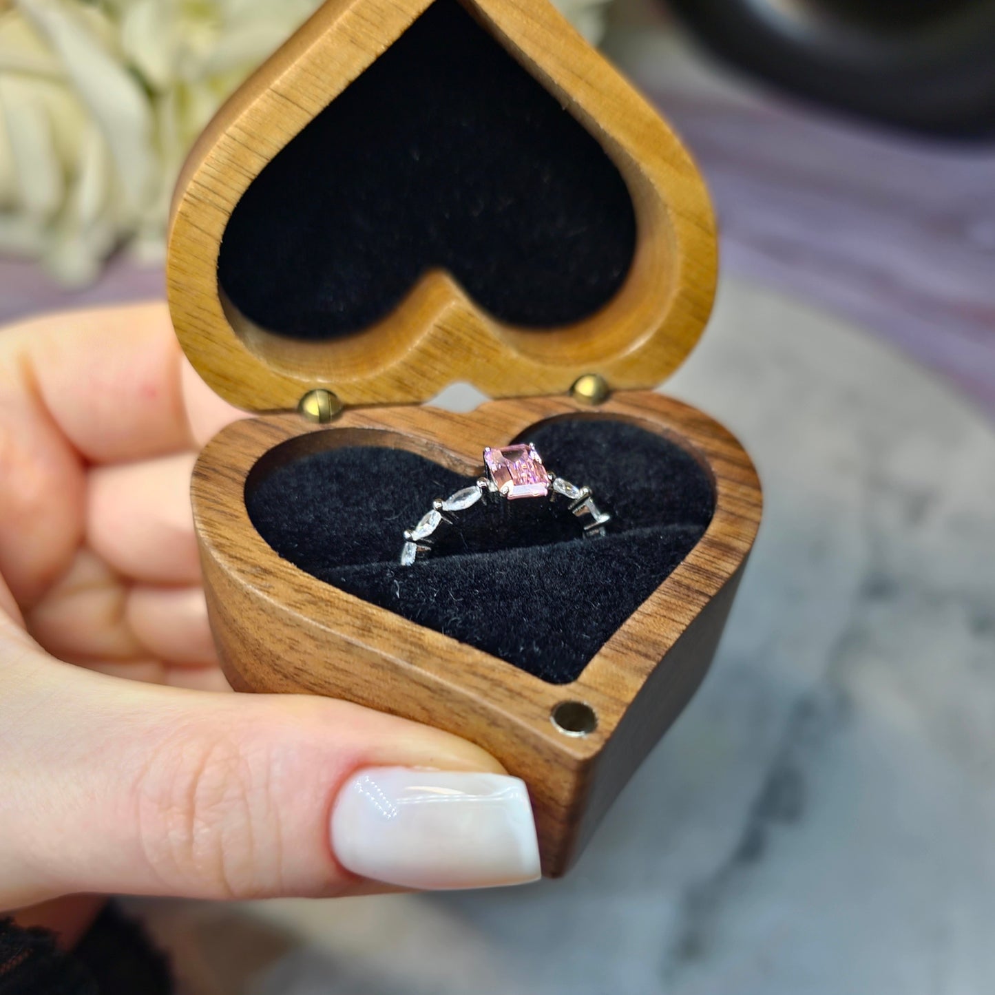 Cotton Candy Pierścionek S925