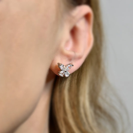 Butterfly Wings Kolczyki S925