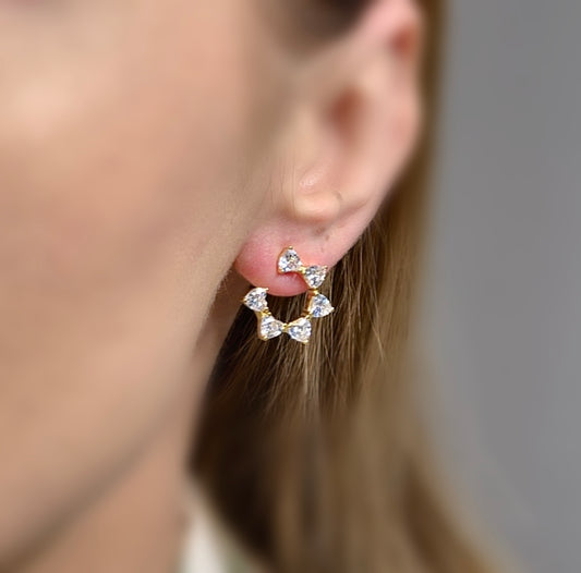 Stellar Starshine Kolczyki S925 18K