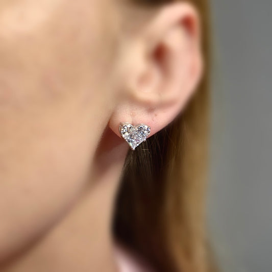 Queen of Hearts Kolczyki S925