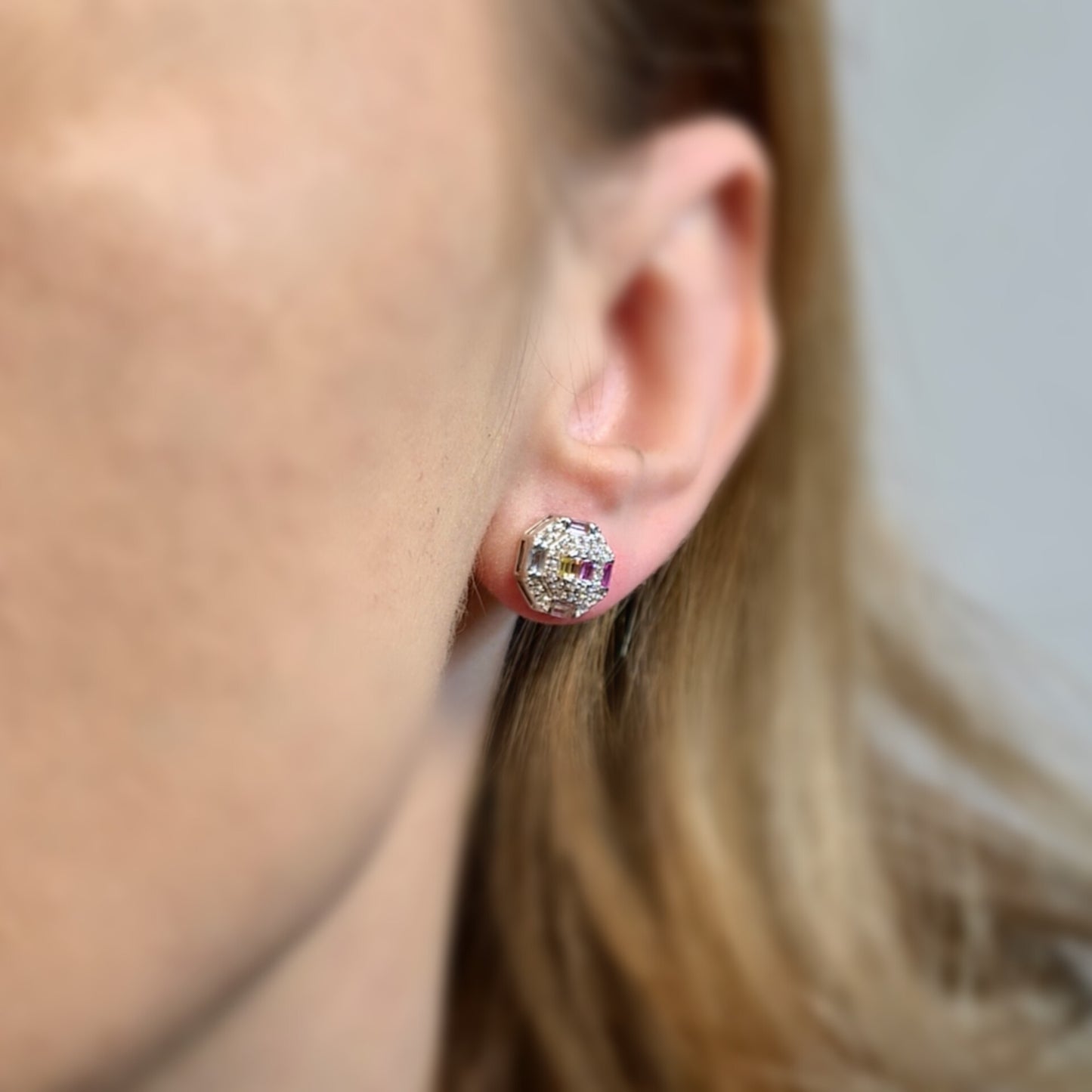 Coral Blossom Earrings S925