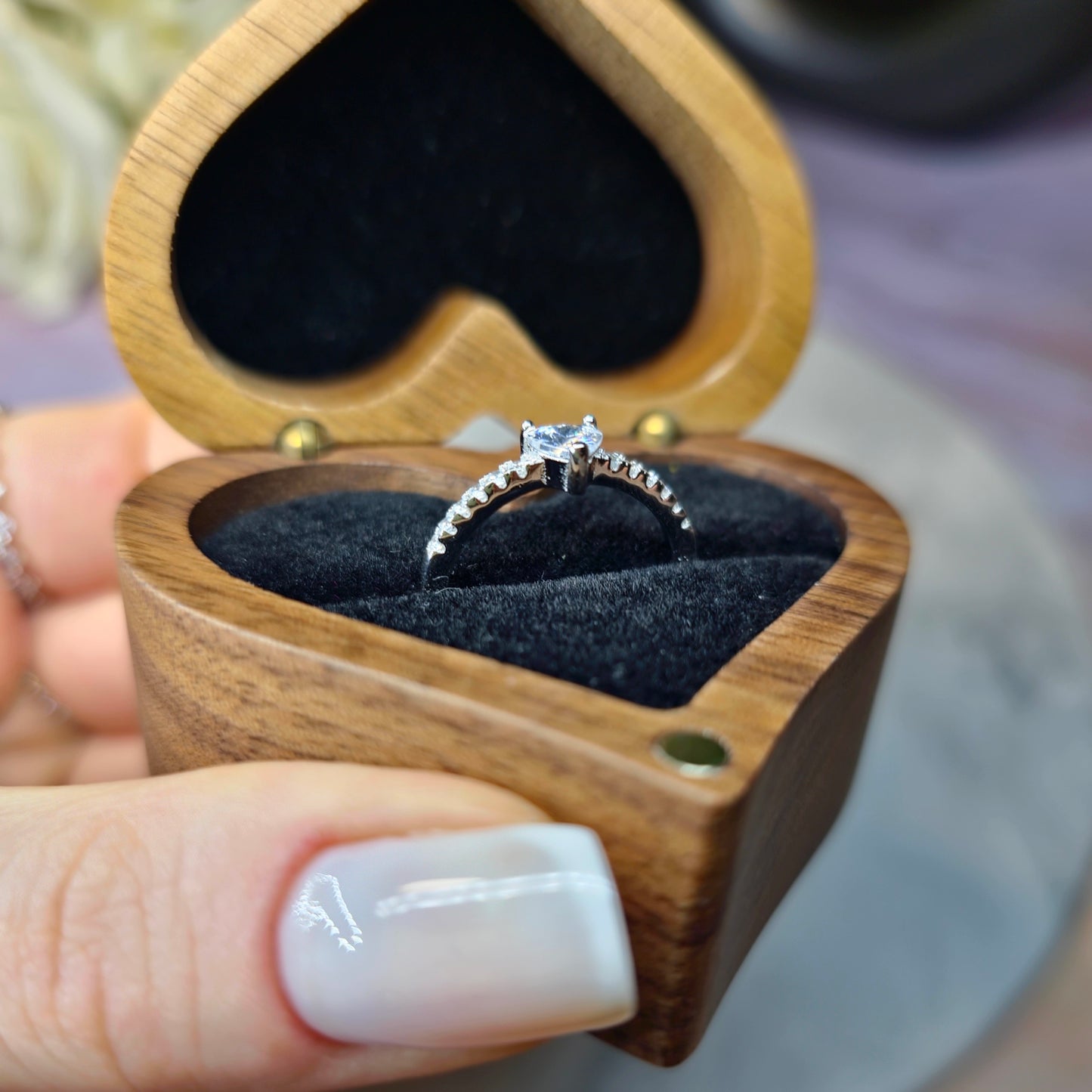 Sweetheart Sparkle Ring S925