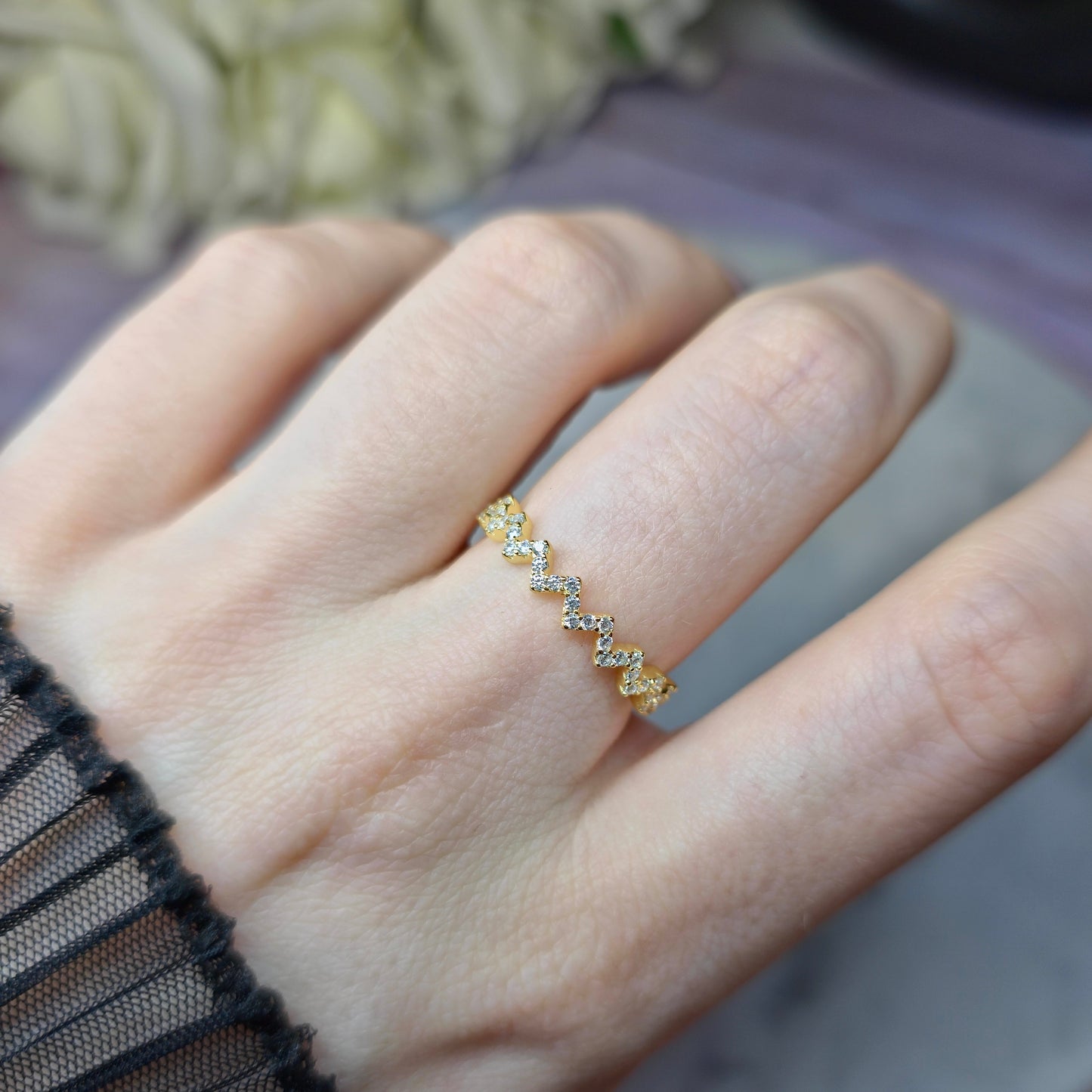 Queenly Charm Ring S925 18K