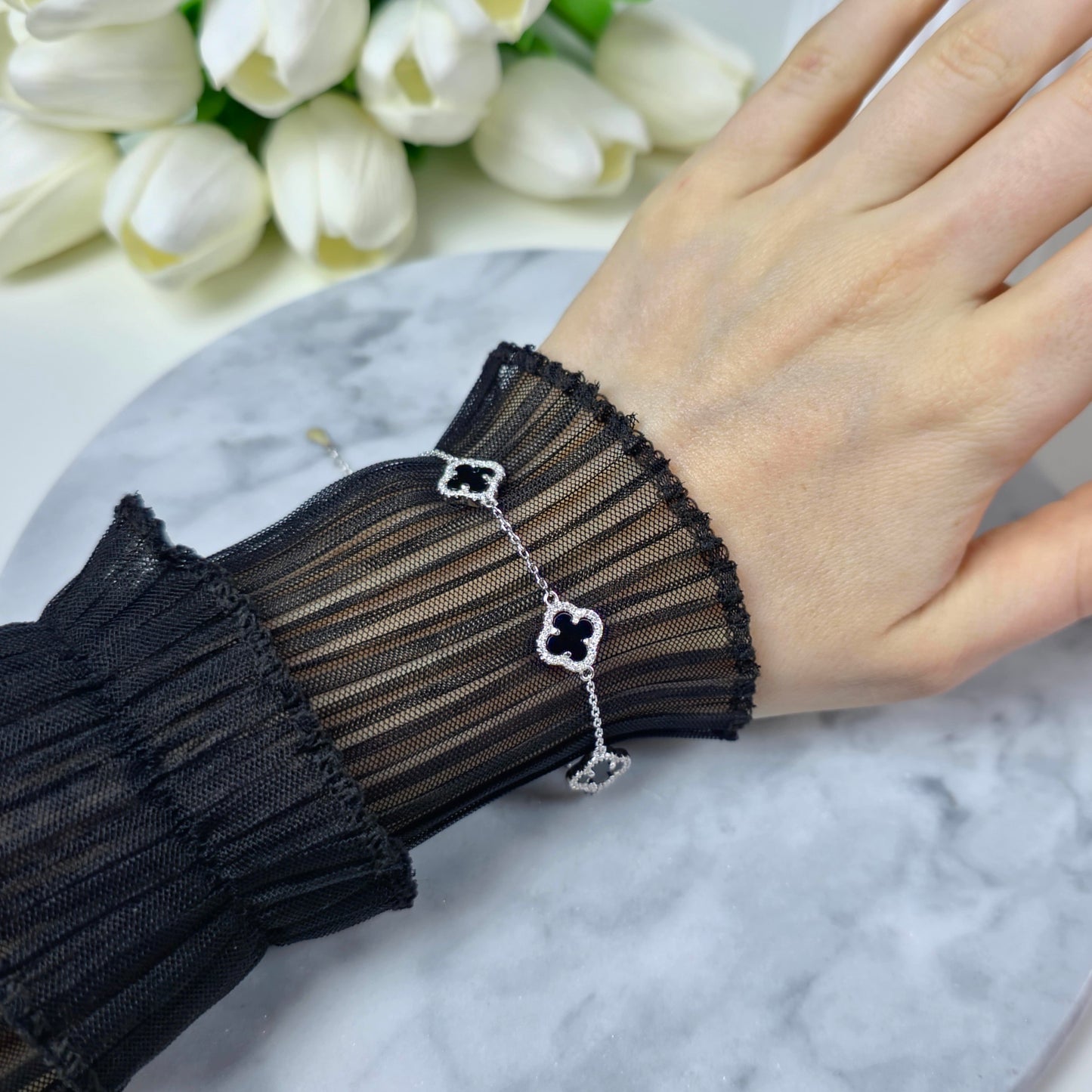 Four-Leaf Clover Bracelet S925
