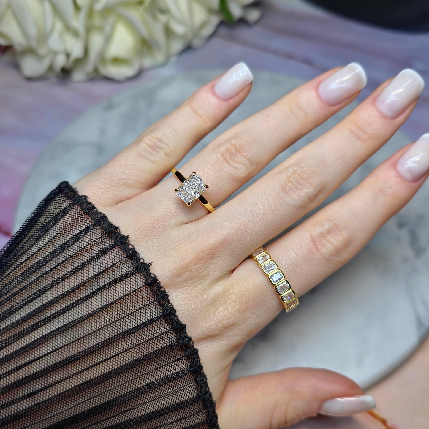 Enchanted Ice Queen Ring S925 18K