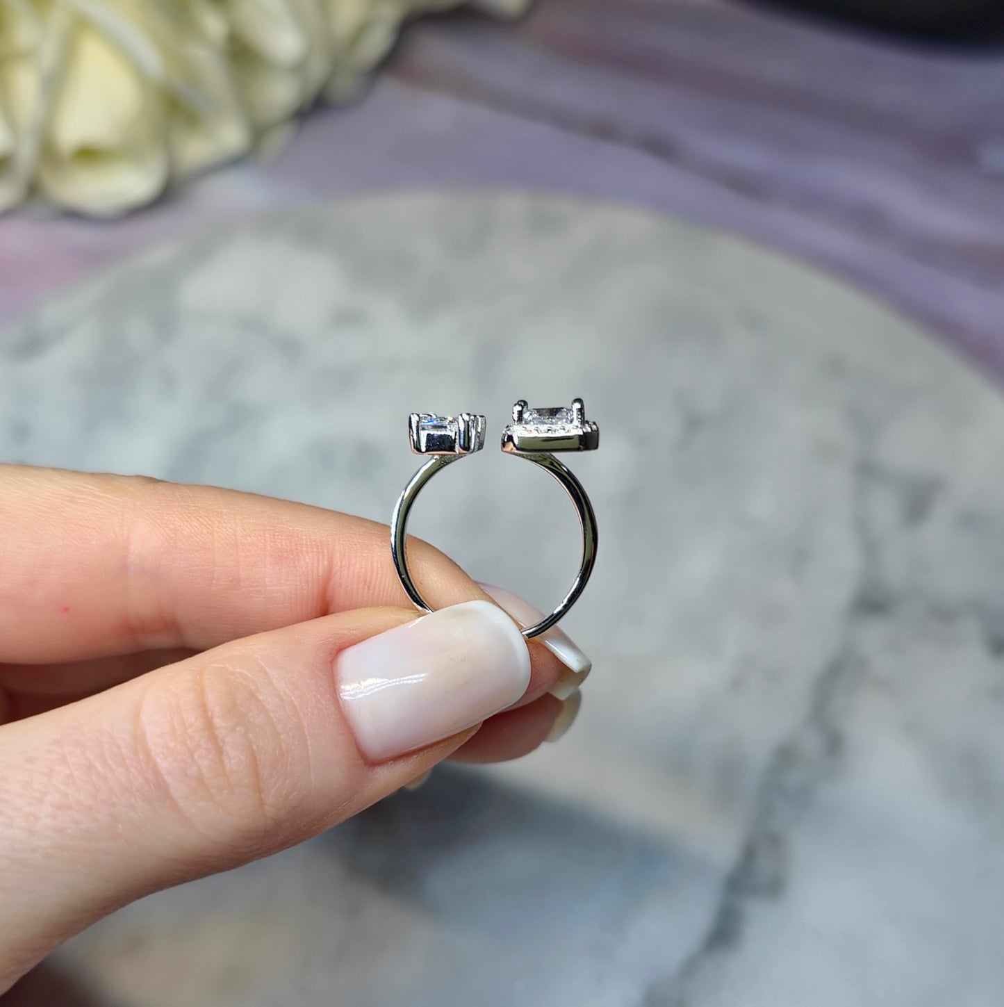 Arctic Aurora Pierścionek S925