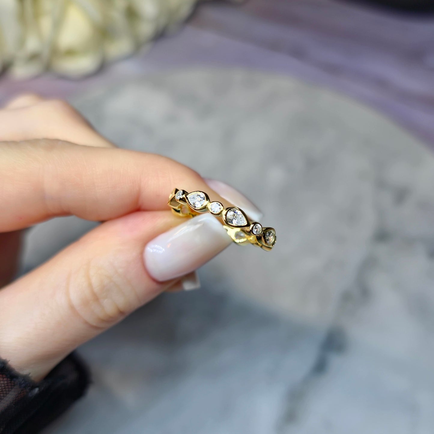 Noble Woman Obrączka S925 18K