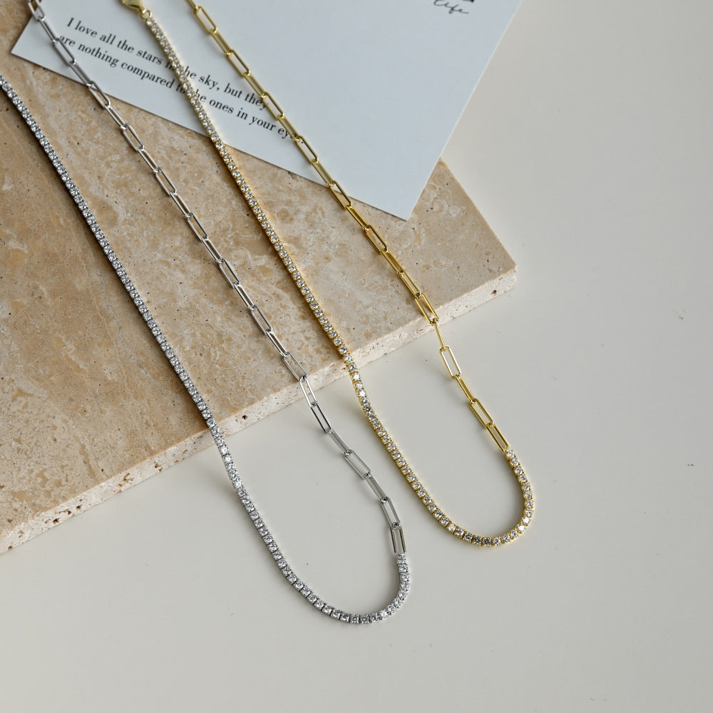 CEO's Charm Naszyjnik 2mm S925 18K