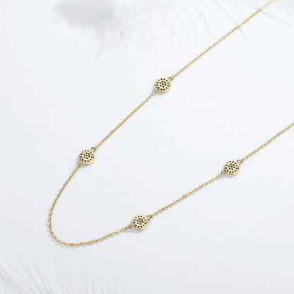 Mystic Eye of Azure Necklace S925 18K
