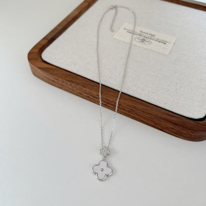 Four-Leaf Charm Naszyjnik S925