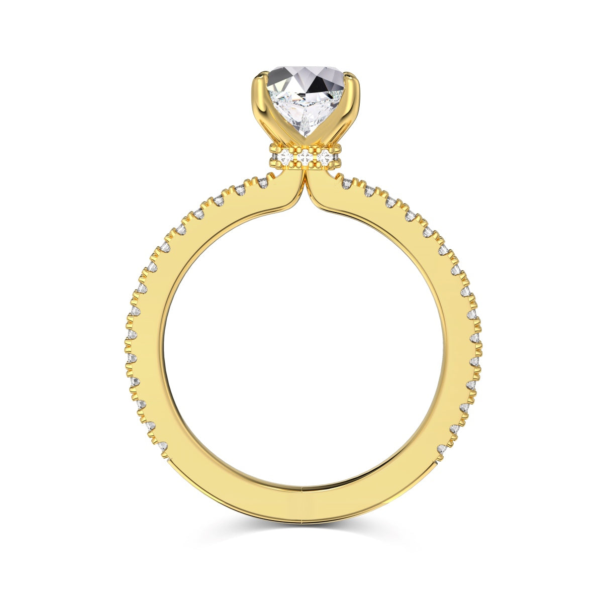 Crystal Queen Ring S925 18K